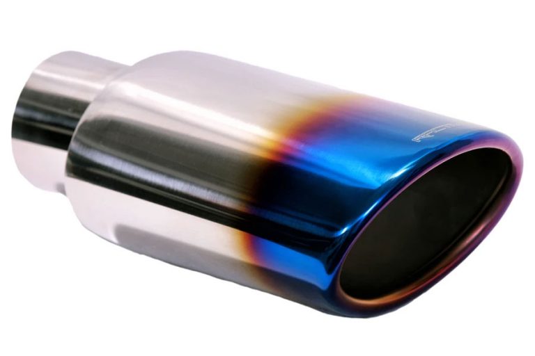 Blue Flame Muffler Tip T820BL Mach Speed Automobile Accessories