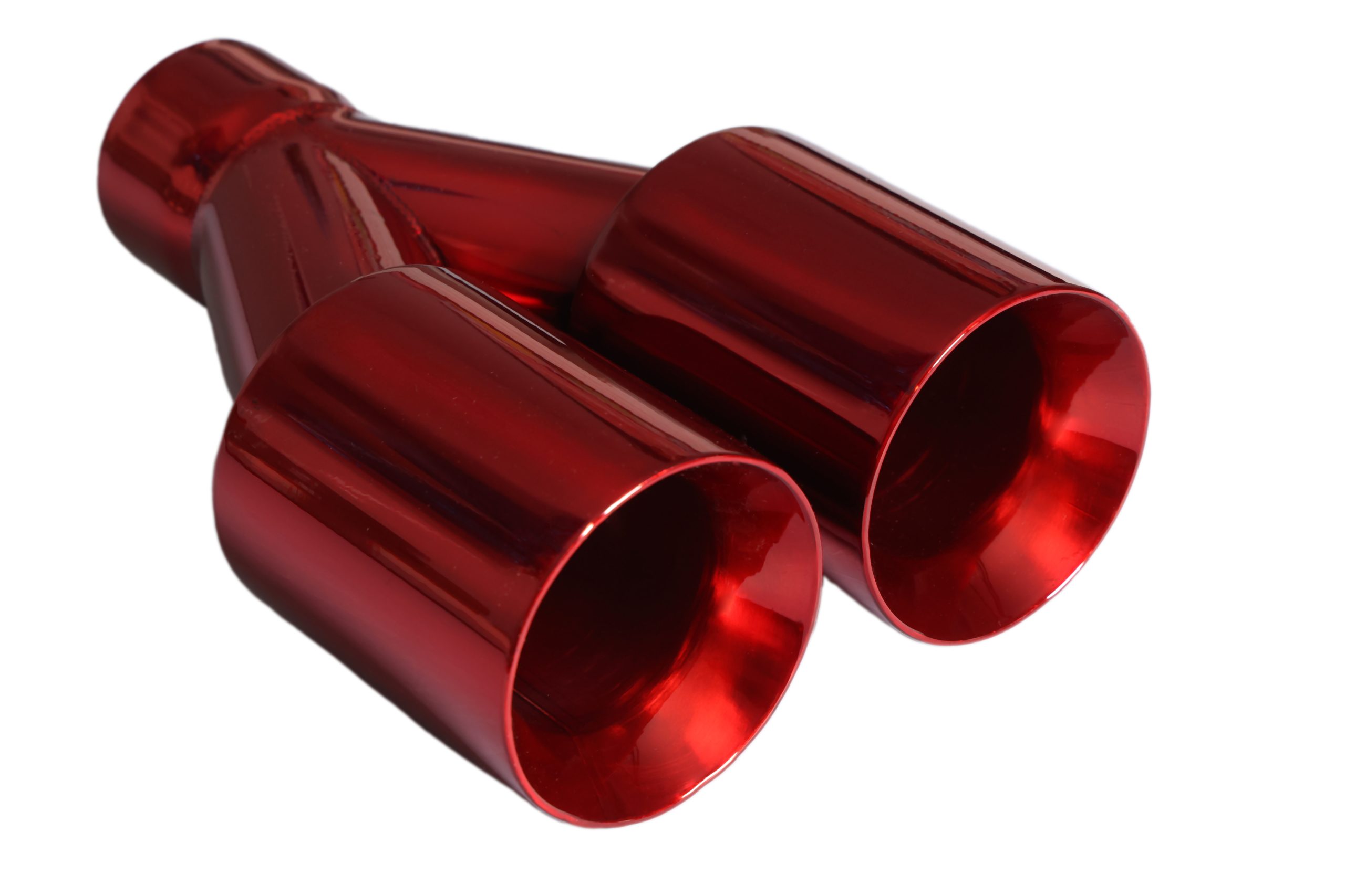 powder coated Red Exhaust Tip 025-1