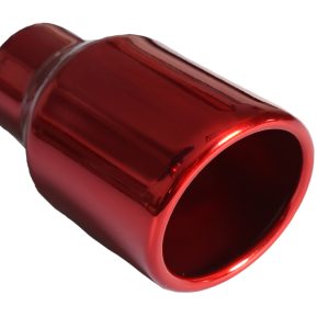 Powder Coat Red Exhaust Tip T-819