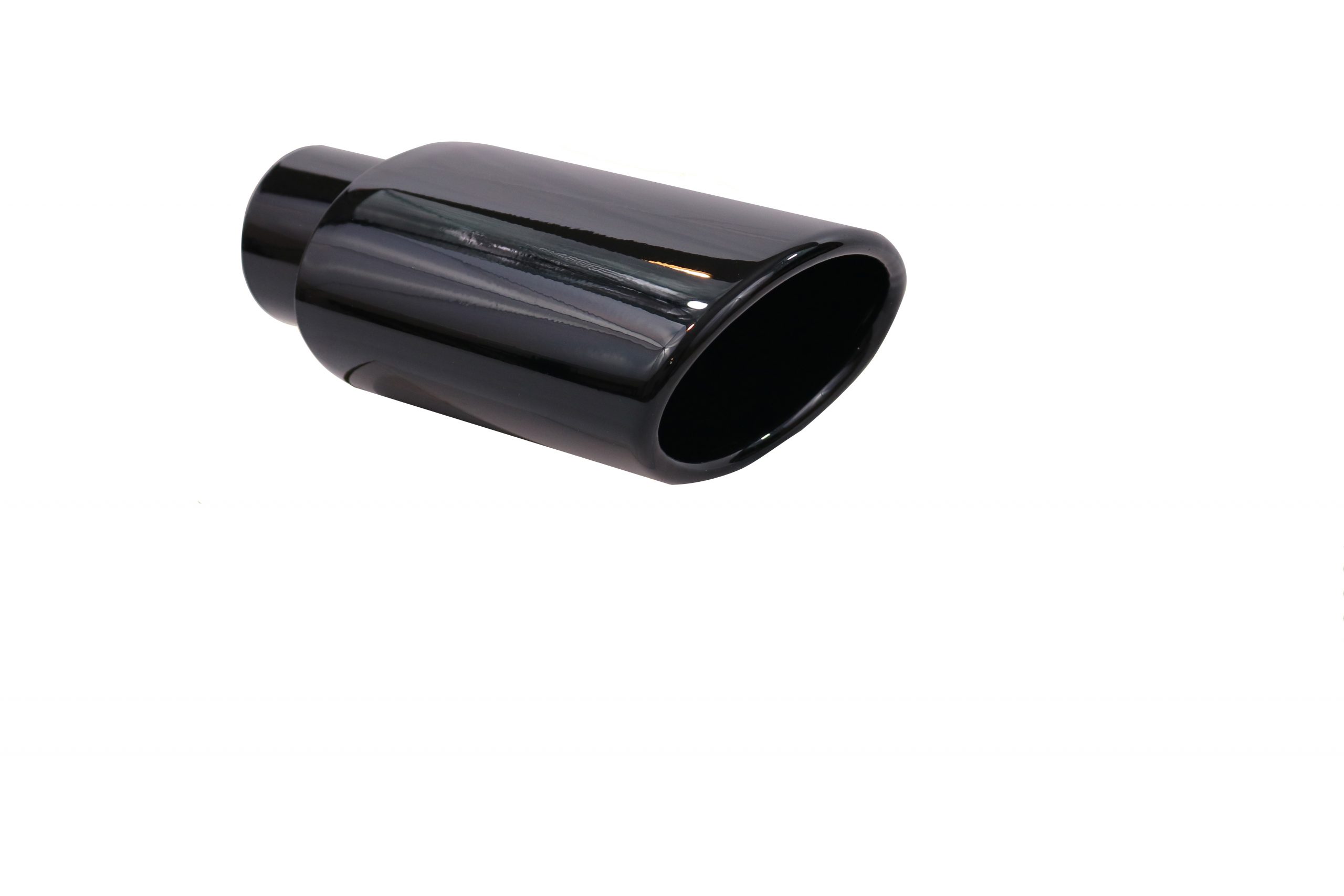 Gloss Black Powder Coat Exhaust Tip T-820GB From Mach Speed Parts