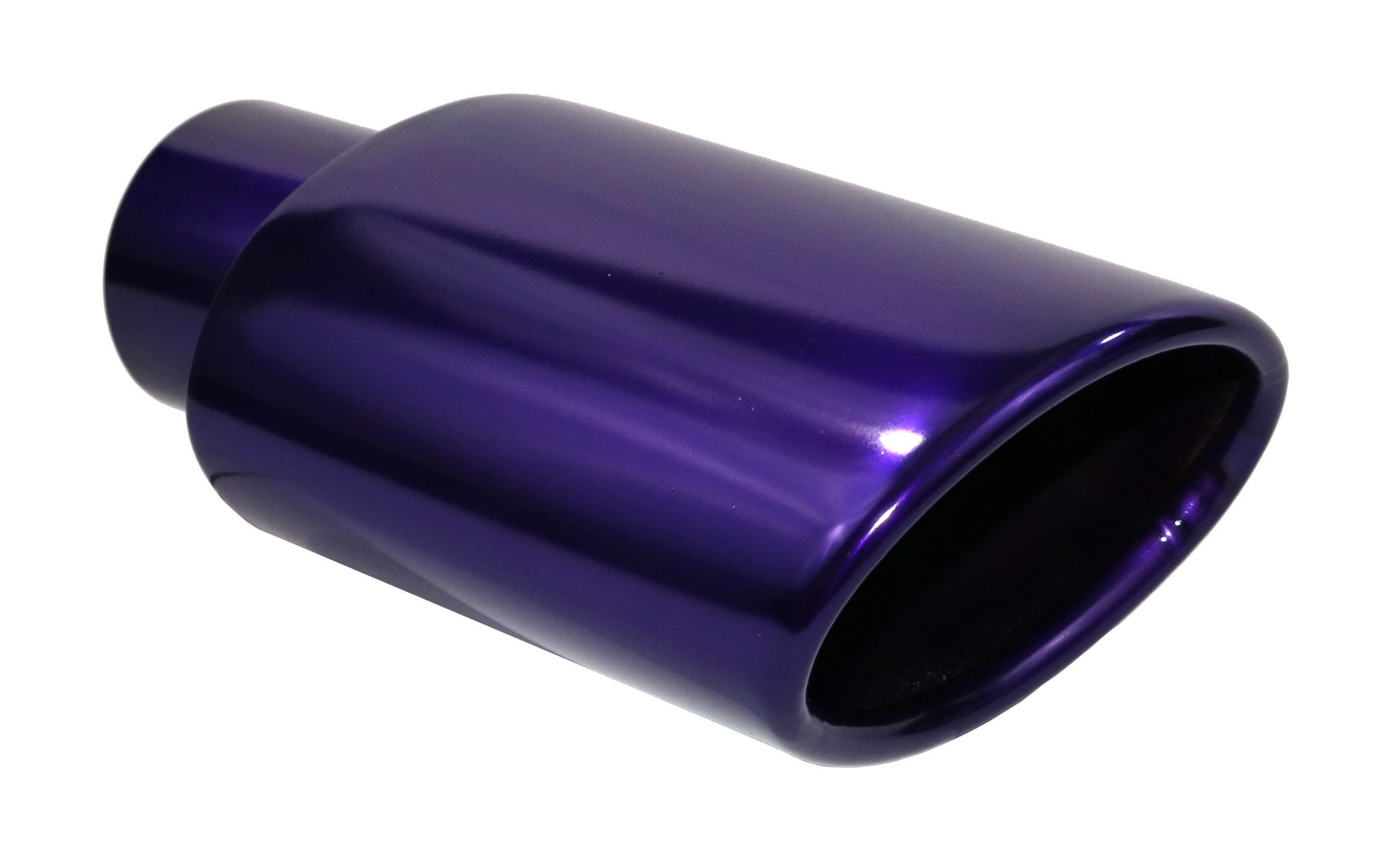 Crazy Plum Purple Powder Coat Exhaust Tip T820P Mach Speed